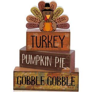 4 Pcs Fall Decorations for Home Thanksgiving Tiered Tray Decor Fall Table Decor